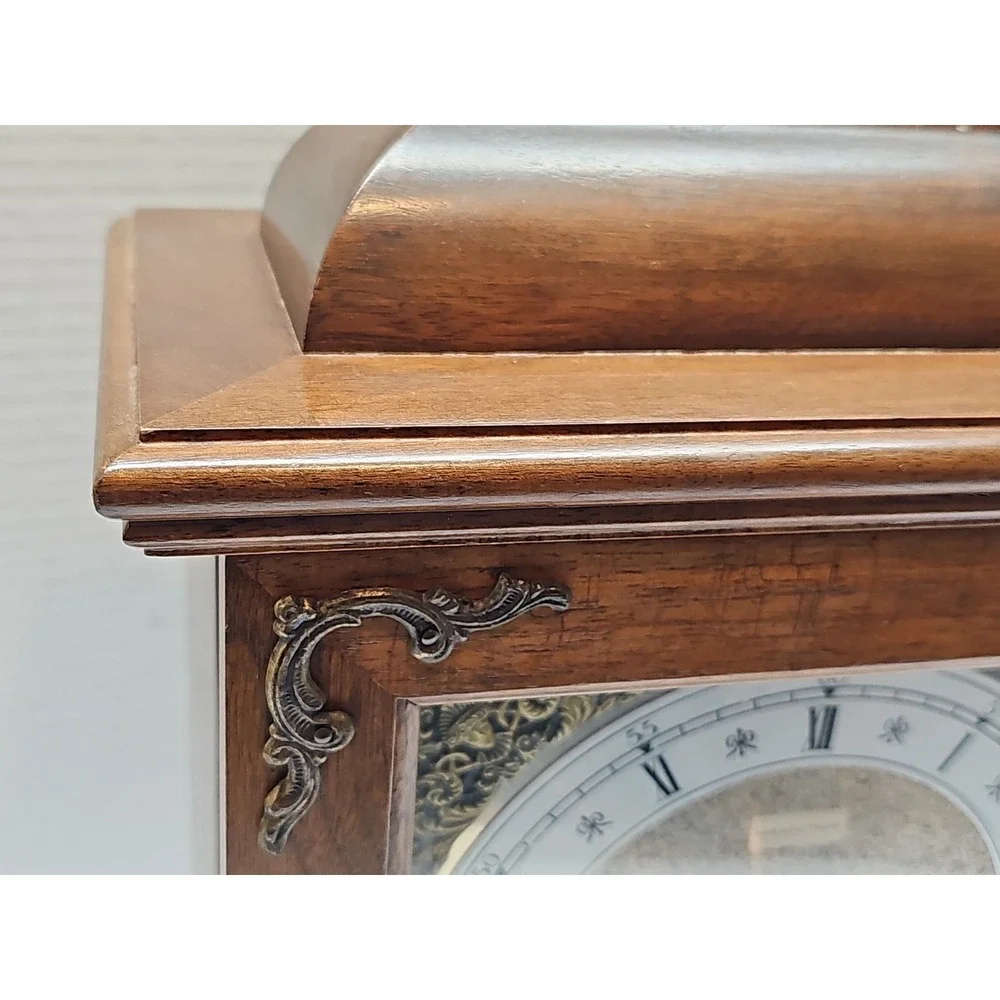 Hamilton Franz Hermle 1050-020 Wooden Bracket Mantel Clock 16